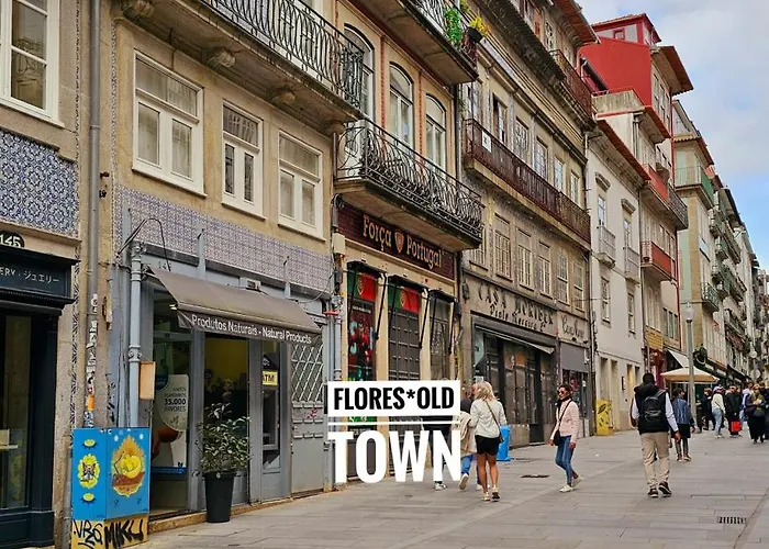 Flores'old Town - Elegant With Roomy Patio Διαμέρισμα Πόρτο
